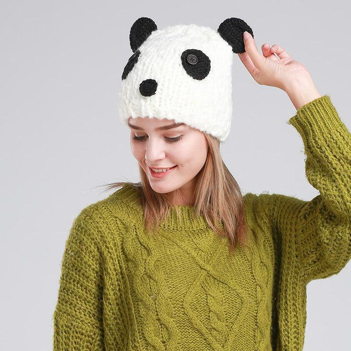 Panda Knit Beanie