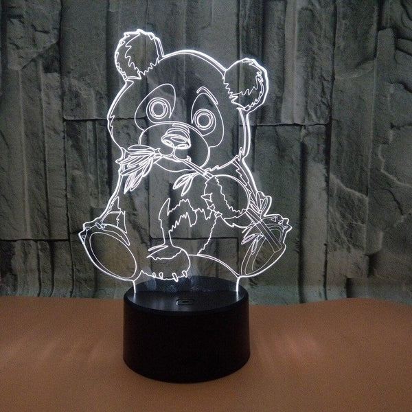 Panda Night Light Bamboo