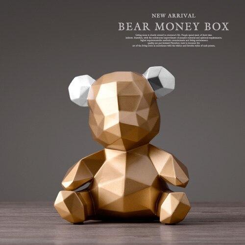 Panda Piggy Bank Geometric