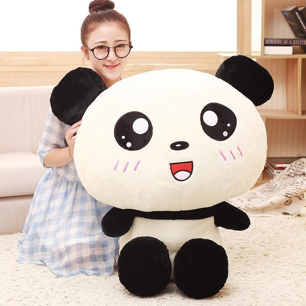 Panda Plush Big Head Cushion