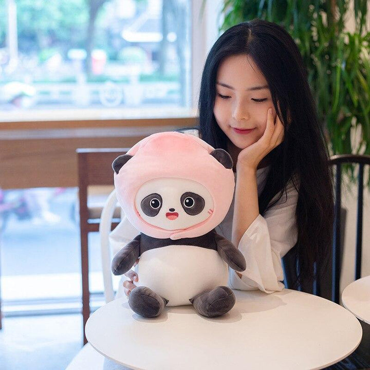 Panda Plush Dressed as a Fruit