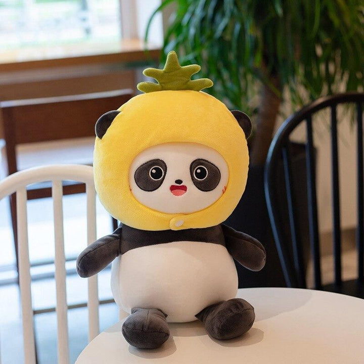 Panda Plush Dressed as a Fruit