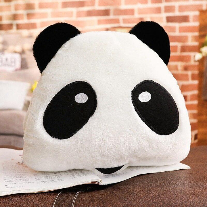 Panda Plush Emoji Cushion