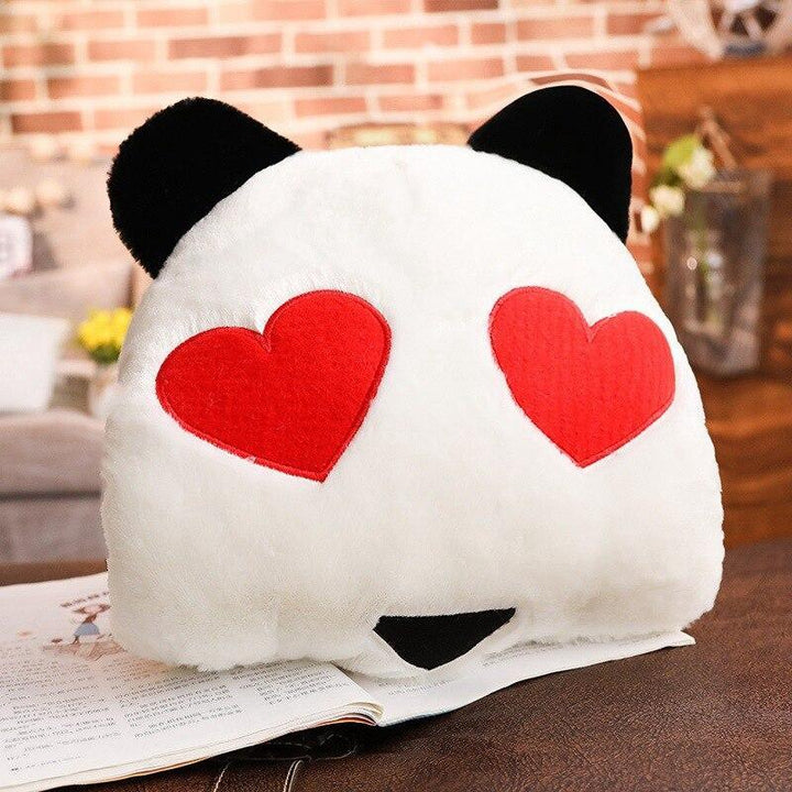 Panda Plush Emoji Cushion