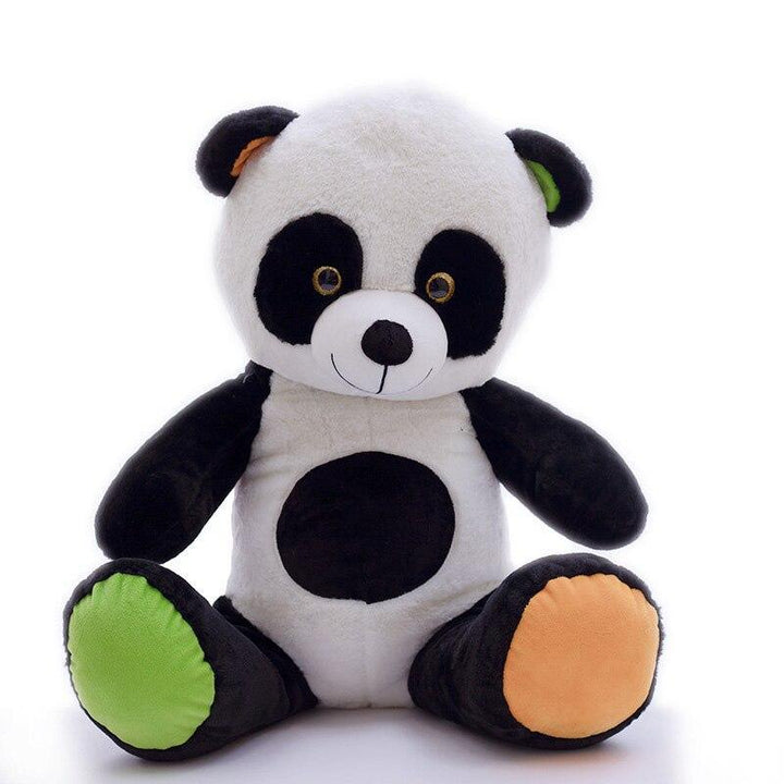 Panda Plush for Baby Orange and Green - PANDATOY