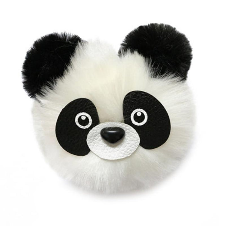 Panda Pom Pom Keychain