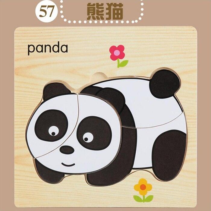 Panda Puzzle Baby Wooden - PANDATOY