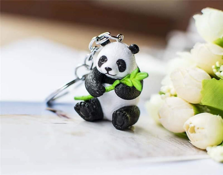 Panda Teddy Bear Keychain