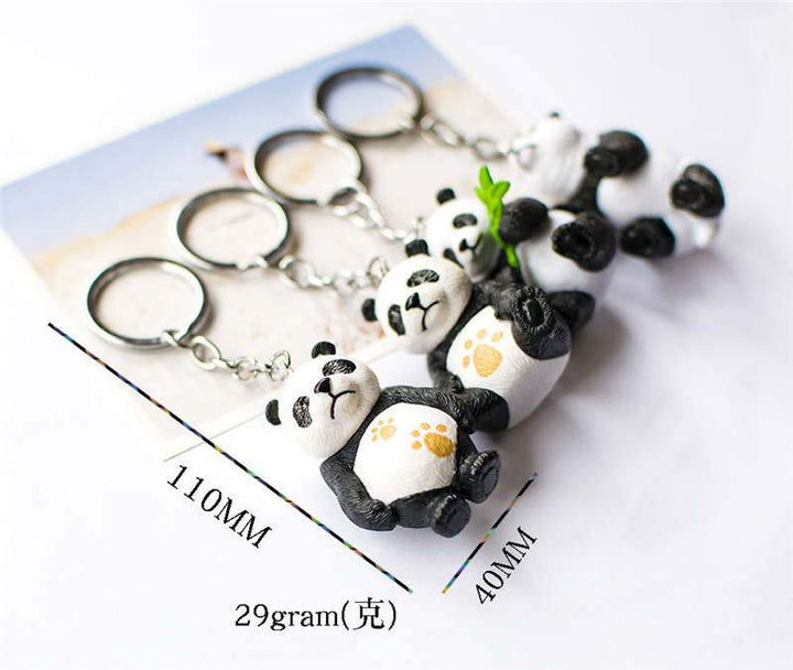 Panda Teddy Bear Keychain