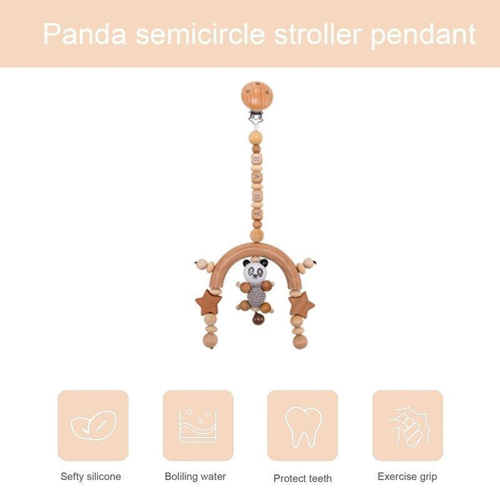 Panda Toy Rattle for Stroller