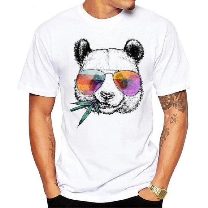 Panda with Sunglasses T-Shirt - PANDATOY