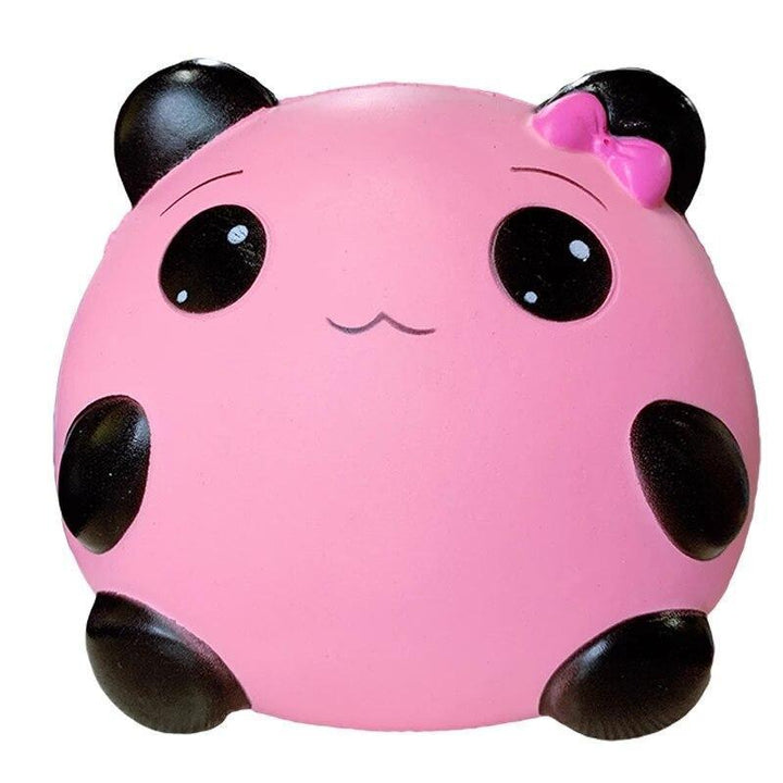 Pink Panda Bun Squishy