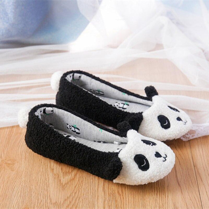 Womens Panda Slippers